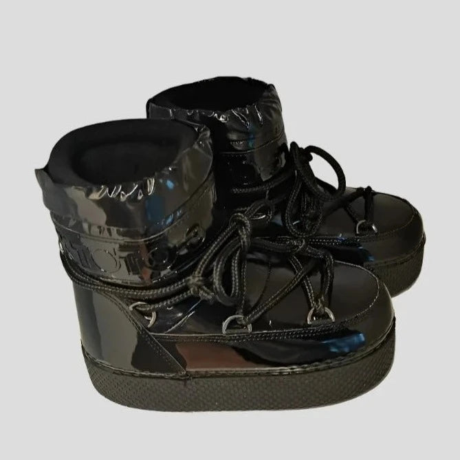 Winter Warm Round Toe Ankle Platform Snow Boots - true-deals-club