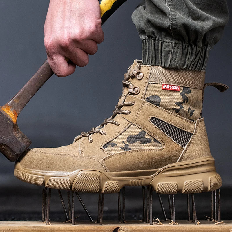 Indestructible Steel Toe Work Boots for Men - true-deals-club