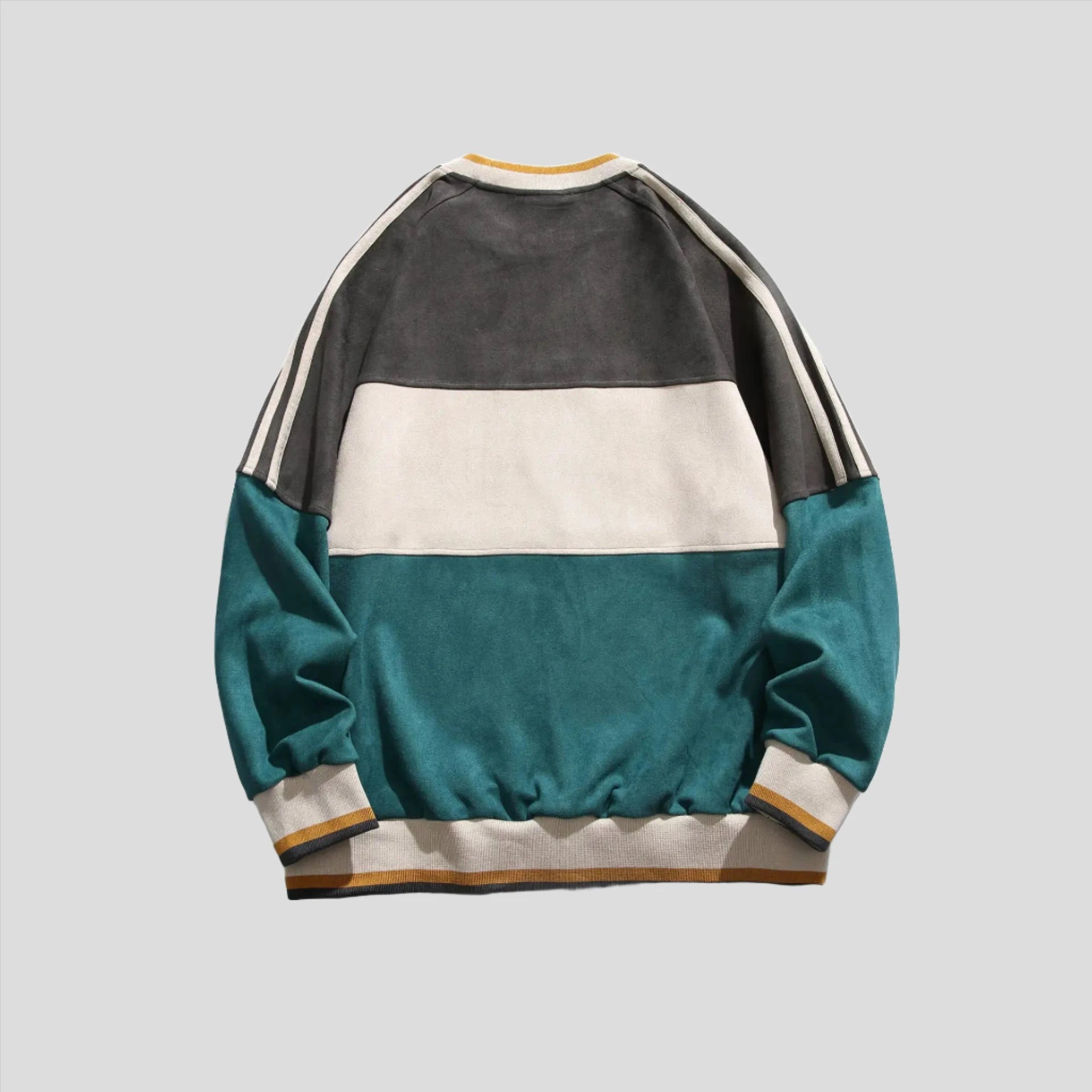 Suede Hip Hop Sweatshirts: Y2K Couple Pullovers - true-deals-club
