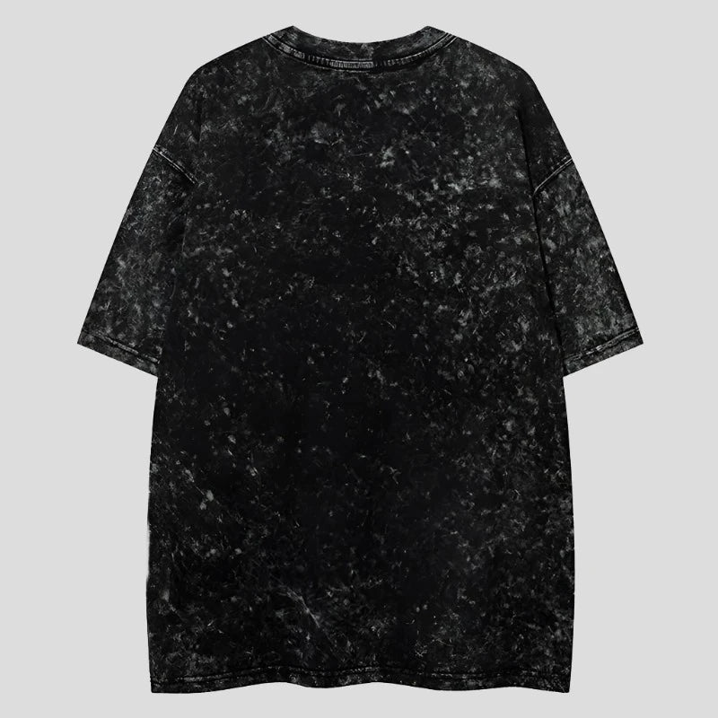 Distressed Short Sleeve Unisex Oversized T-Shirts - true-deals-club