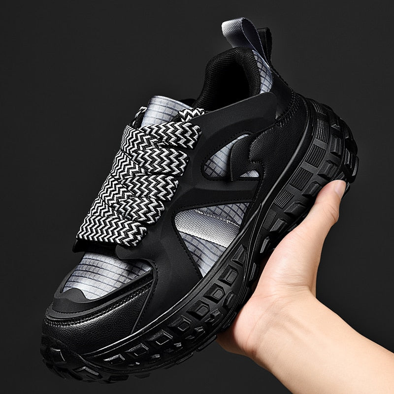 Men's Fashion Light Breathable Cross-tied Sneakers - true-deals-club