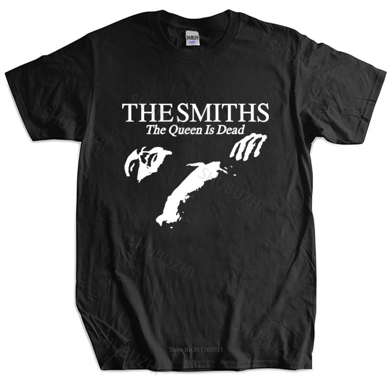 The Smiths Cotton Tee: 'The Queen Is Dead' - true-deals-club