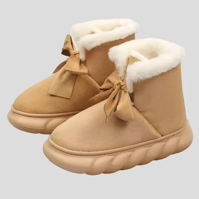Sheepskin Wool Anti-Skid Women's Short Winter Boots - true-deals-club