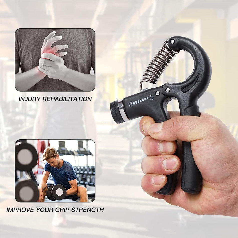 Gym Fitness Adjustable Hand Grip5-60Kg - true-deals-club