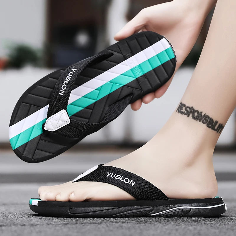 Summer Fashion Flip Flops: Casual, Lightweight, Non-Slip Slippers for Men - true-deals-club