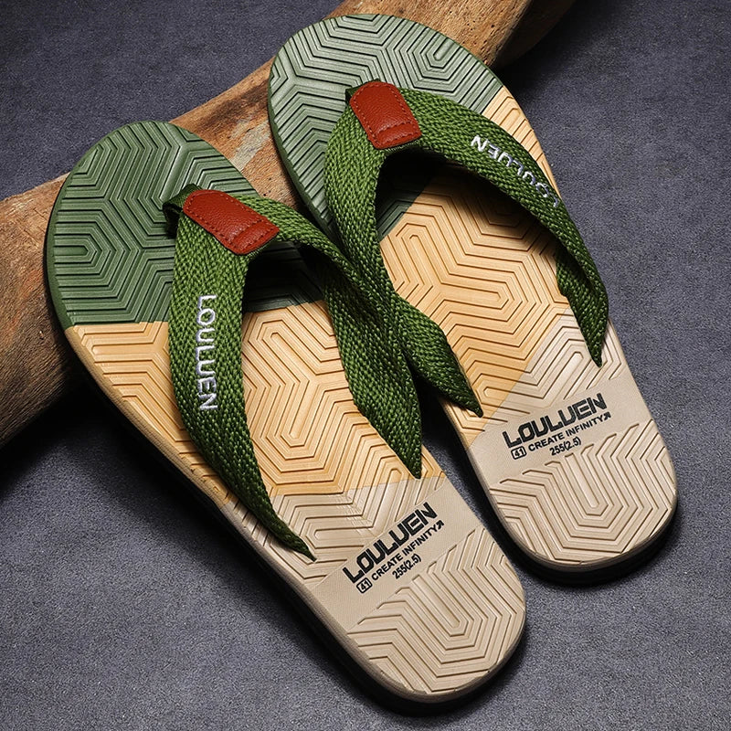 Summer Beach Flip Flops: High-Quality, Fashionable, Breathable for Men - true-deals-club