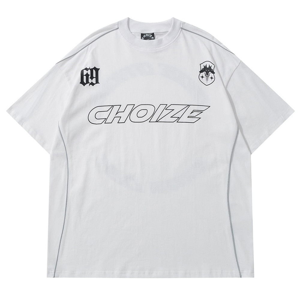 Short Sleeve Choize Print Cotton T-Shirts for Men - true-deals-club