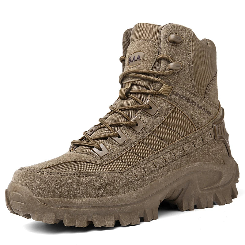 Military Desert Combat Ankle Boots for Men - true-deals-club