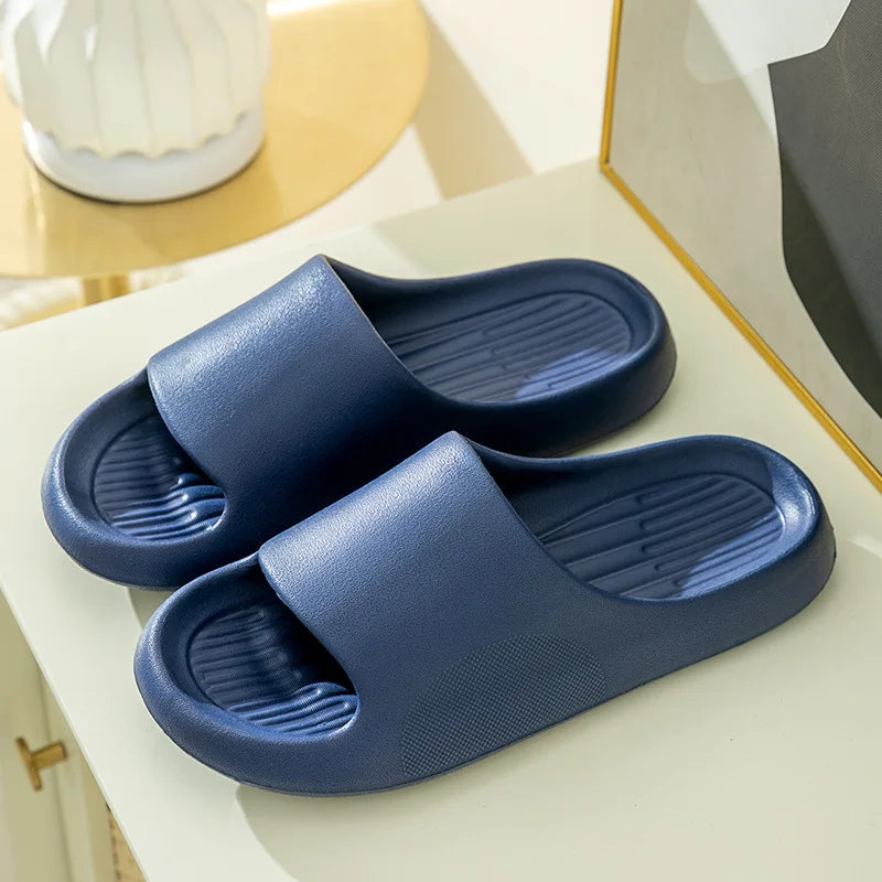 Big Size Unisex Summer Slippers: Comfy Flat Sandals for Indoor Relaxation - true-deals-club
