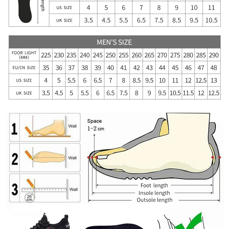 Indestructible Steel Toe Work Boots for Men - true-deals-club