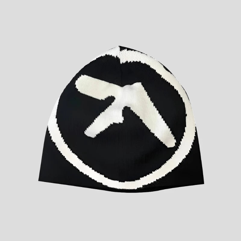 Y2K Knitted Beanie: Aphex Twin Streetwear - true-deals-club