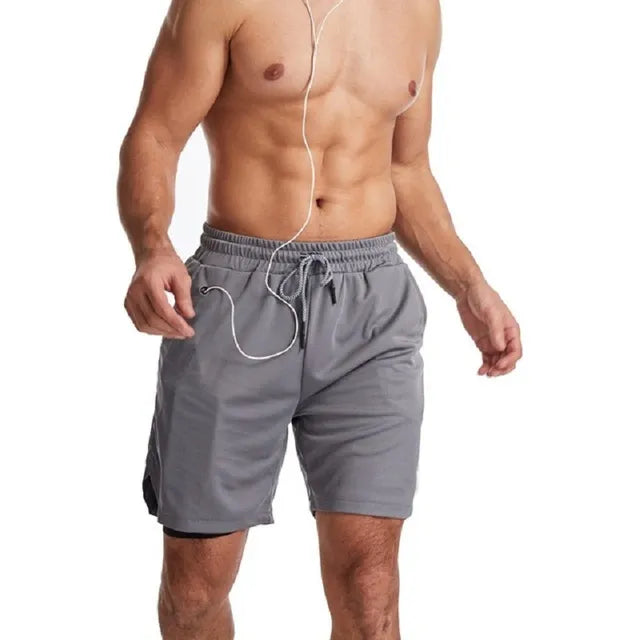 2-in-1 Running and Training Shorts For Men - true-deals-club