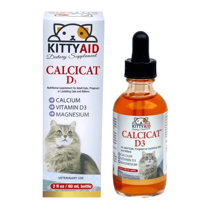 CALCICAT D3 Calcium + Vitamins for Cats, Lot of 2 - True-Deals-Club