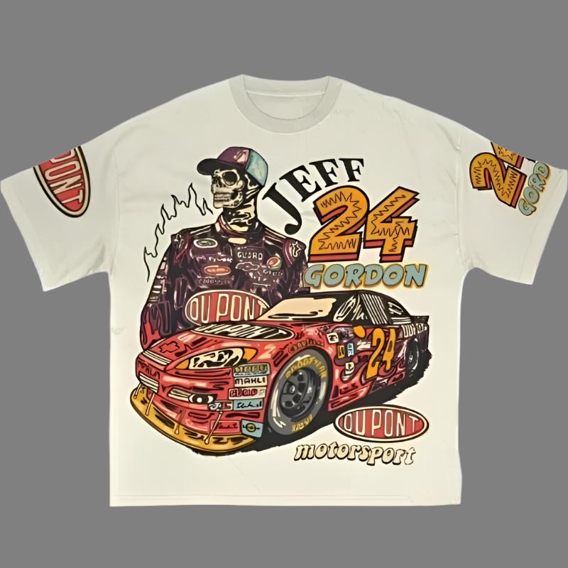 Jeff Gordon 24 Graphic Print T-Shirts - true-deals-club