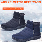 Winter Men's Waterproof Ankle Snow Non-Slip Boots - true-deals-club