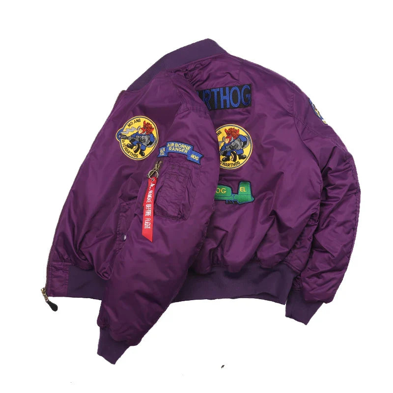 AIR FORCE Bomber Jacket - Military Vintage Streetwear Jacket - true deals club