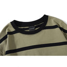 Striped Streetwear All-Match T-shirts for Men - True-Deals-Club