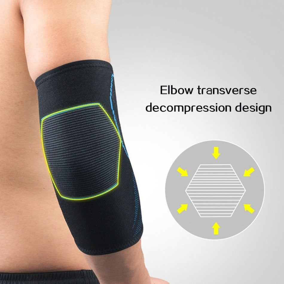 Unisex Adjustable Compression Elbow Sleeves for Joint Support - true-deals-club