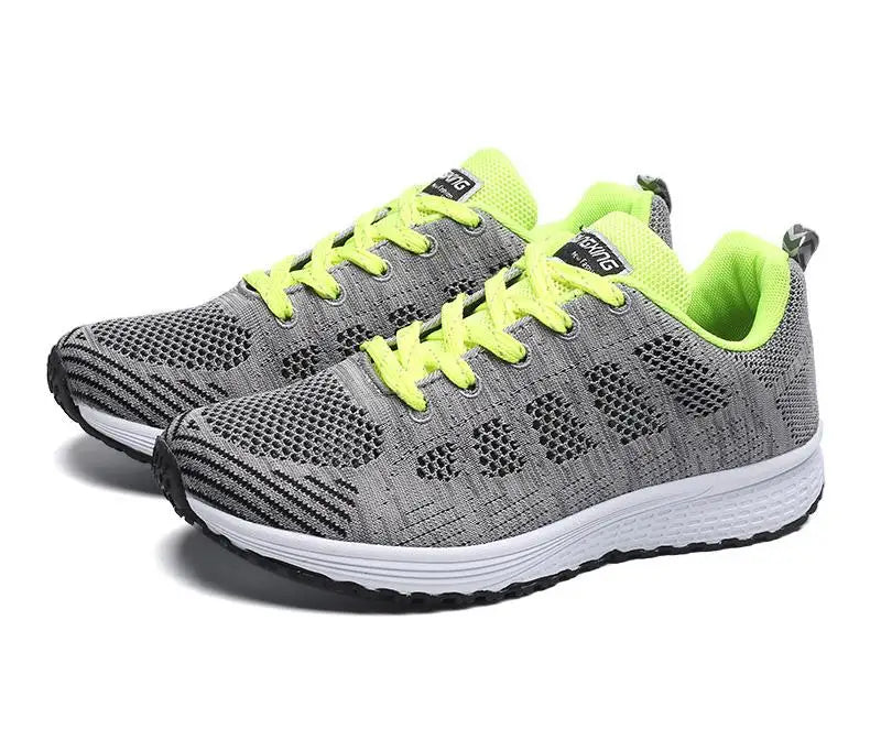 Casual Breathable Mesh Flat Sneakers for Women - true-deals-club