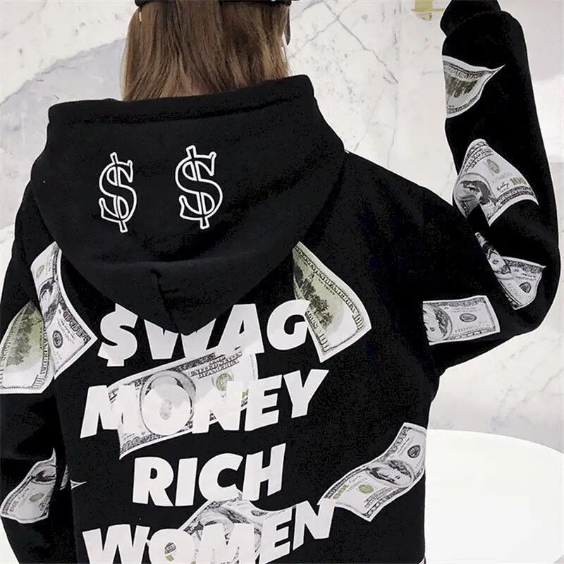 Swag Oversized Plush Women's Mid-Length Jacket - True-Deals-Club