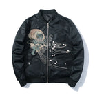 Men's Japanese Embroidery MA1 Jacket Streetwear Hip Hop - True-Deals-Club