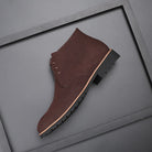 Ankle Chelsea Boots - Cow Suede Leather, Slip- - true-deals-club