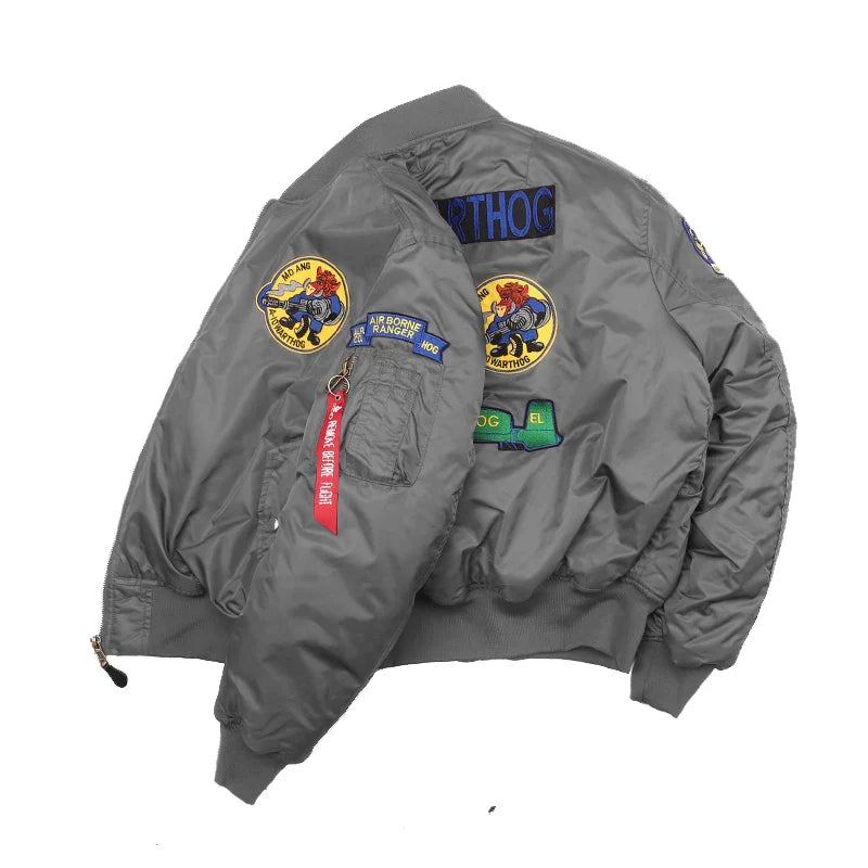 AIR FORCE Bomber Jacket - Military Vintage Streetwear Jacket - true deals club