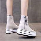 Moda Women's Zip Platform Ankle Boots - true-deals-club