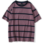 Striped T Shirt - All-Match Streetwear for Men - true-deals-club