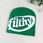 Aesthetic Wool Knit Filthy Beanie Hat - true-deals-club