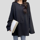 Oversized Long Sleeve T shirt Harajuku Style for Women - true-deals-club