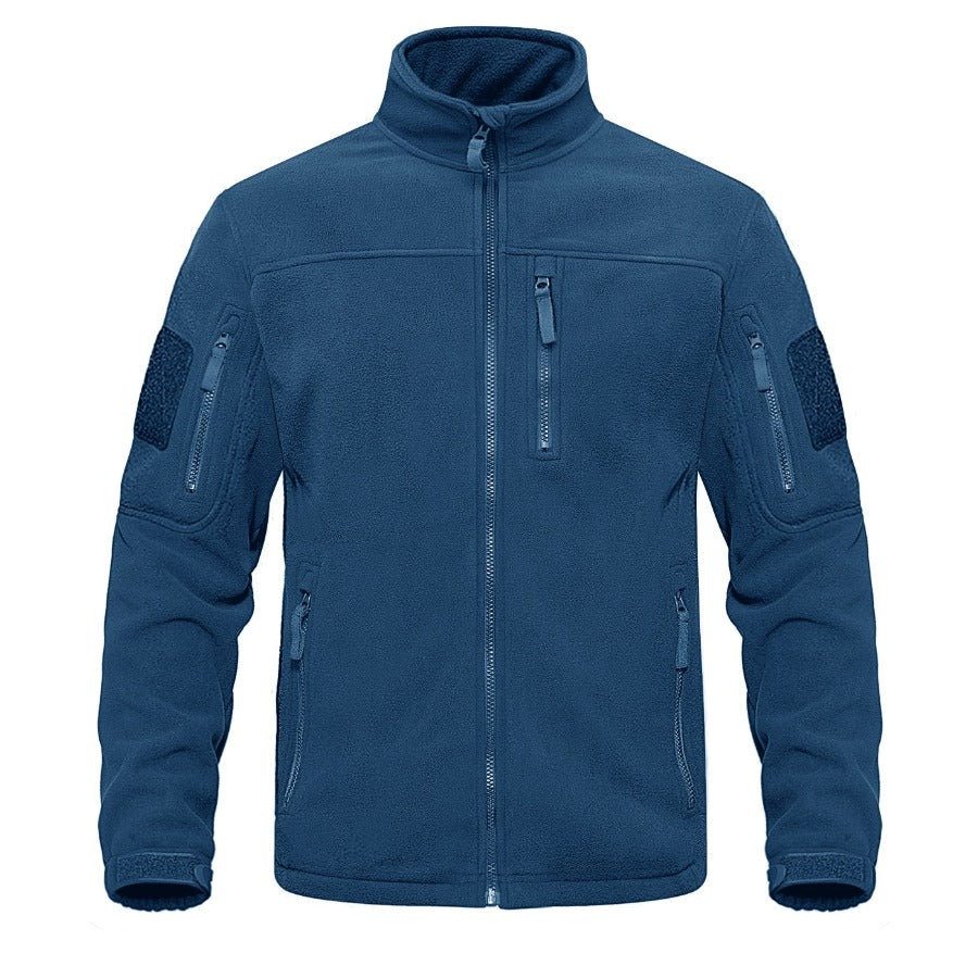 Full Zip-up Tactical Fleece Jacket for Men - true-deals-club