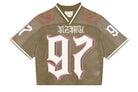 Y2K T-Shirt American Streetwear Women's Football Jersey - true deals club