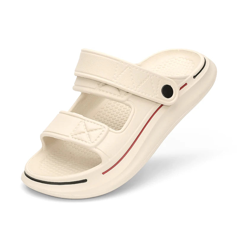 Summer Soft-Sole Platform Slides: Unisex Beach Sneaker Sandals - true-deals-club