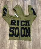 Rich Soon Hoodie - Retro Zipper Unisex Sweatshirt - true-deals-club