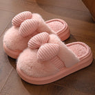 Chunky Plush Non-Slip Indoor Fluffy Womens Slippers - true-deals-club