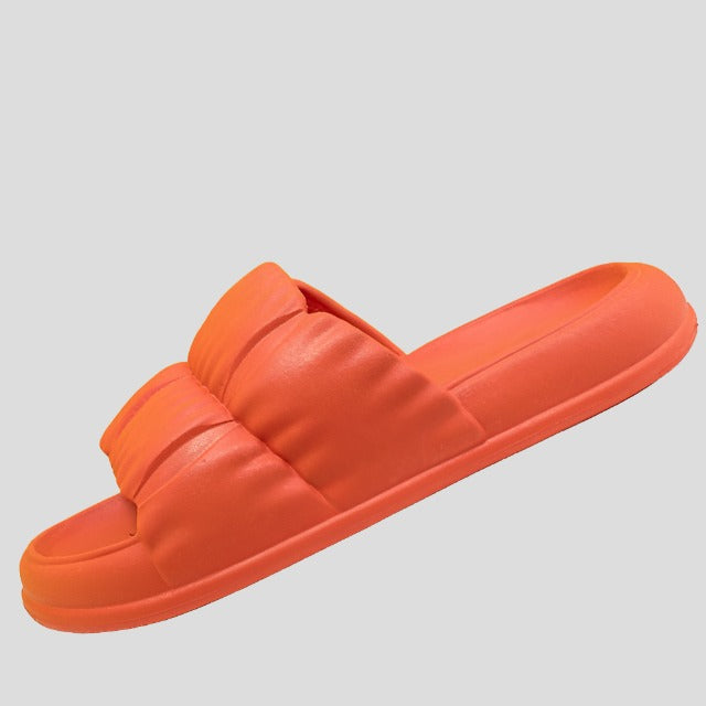 5 cm Platform Single Strap Slides - true-deals-club