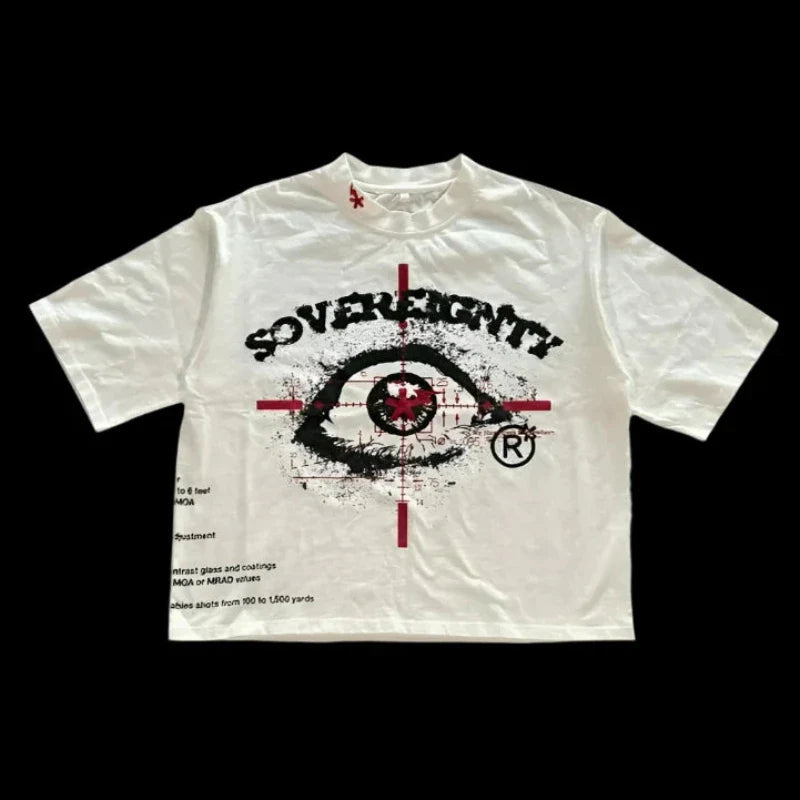 Sovereignty T Shirts - Oversized Graphic Print Tees - true-deals-club