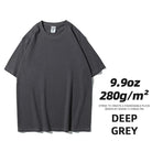 Oversized Unisex Solid Heavy Cotton T Shirts 9.9oz - true-deals-club