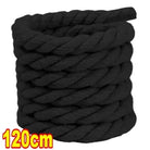 Dynamic Duo: 2PCS Thick Cotton Line Weaving Twisted Rope Shoelaces (120-160CM) - true-deals-club