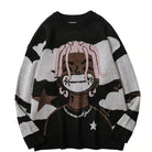 Hip Hop Rap Trend Fashion Knit Sweater for Men - true-deals-club