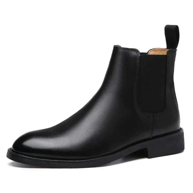 Slip-On Leather Chelsea Boots for Men - true-deals-club