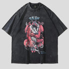 Oversized Vintage Manga Anime T Shirt for Men - true-deals-club