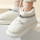 Winter Waterproof Soft Plush Ankle Unisex Bread Slippers - true-deals-club