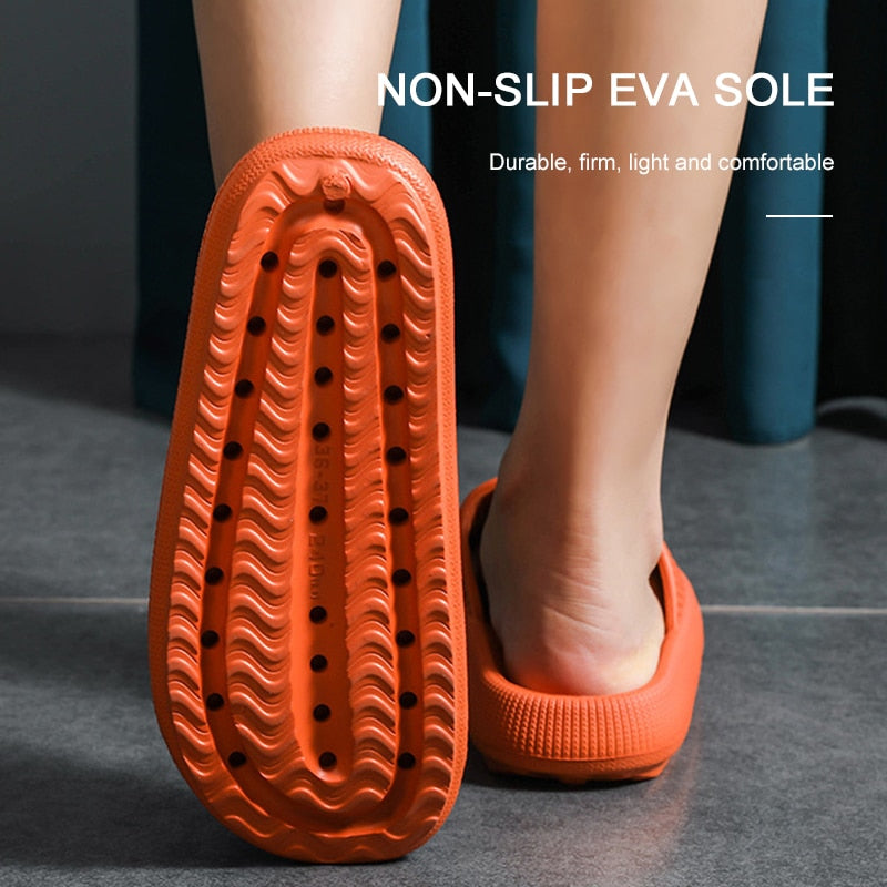 Thick Platform Non-slip Women's Home Slides - true-deals-club