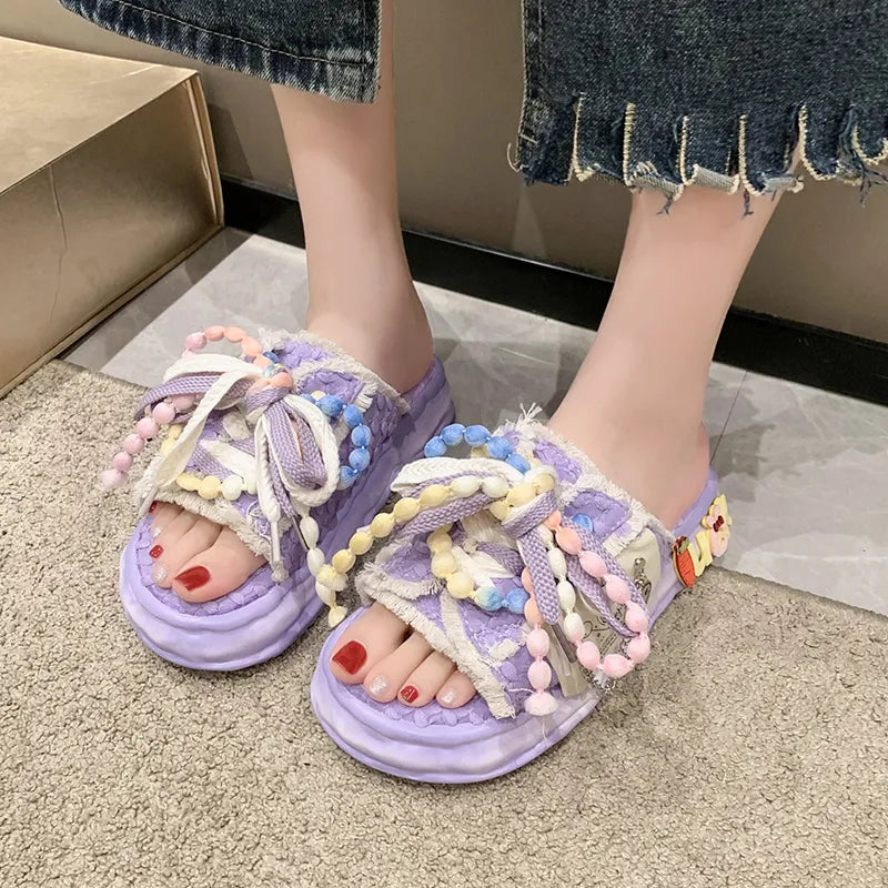Women's Pastel Street-Style Sandals - True-Deals-Club