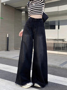 Fried Straight Wide-Leg Denim Pants: Hot Girl Baggy Jeans for Y2K Street Vintage Women - true-deals-club