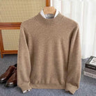 Sweater for Men | Men's 100% Wool Pullover Half-high Collar Sweater - true deals club