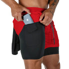 2-in-1 Running & Gym Shorts for Men: Quick-Dry Fitness Workout - true-deals-club
