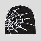 Goth Spider Web Beanies: Y2K Knitted Cap - true-deals-club